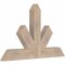 Ekena Millwork Saratoga Smooth Timber Gable Bracket, Douglas Fir, 48"W x 30"H x 3 1/2"D x 5 1/2"F, 15/12 Pitch GBW048X30X0406SAR00SDF - alternate 3